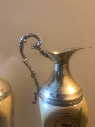 Coppia vasi Ferribologna Argento