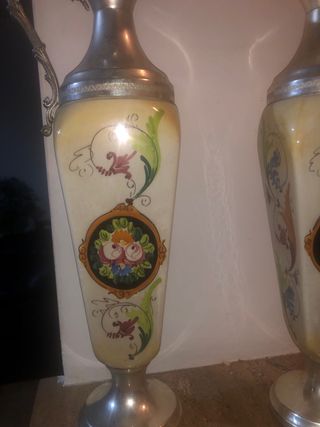 Coppia vasi Ferribologna Argento