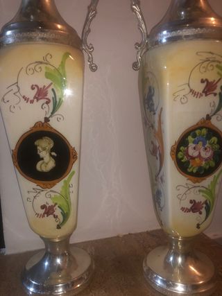 Coppia vasi Ferribologna Argento