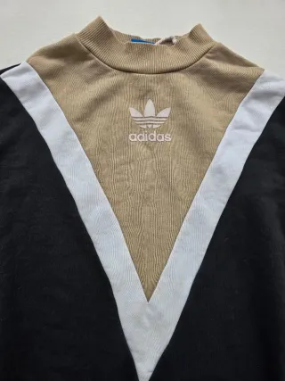 Felpa Adidas Beige e Nera