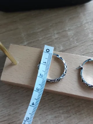 Pendientes Aro s925 Diseño Filigrana