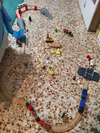 Tren de madera Playtive Junior Lidl + accesorios