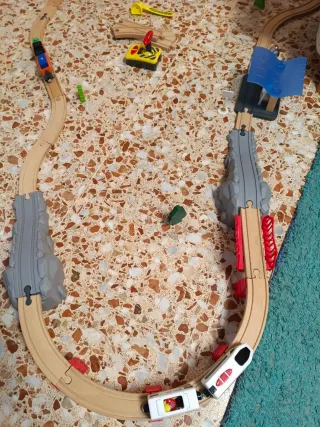 Tren de madera Playtive Junior Lidl + accesorios