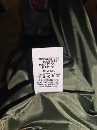 Cazadora verde mujer