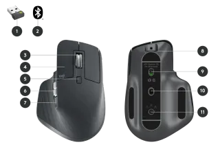 Logitech MX Master 3S Ratón Inalámbrico