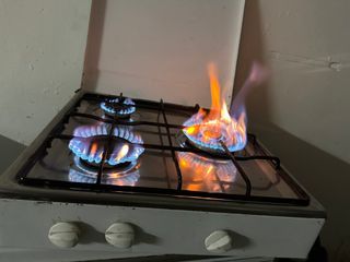 Cocina de gas butano