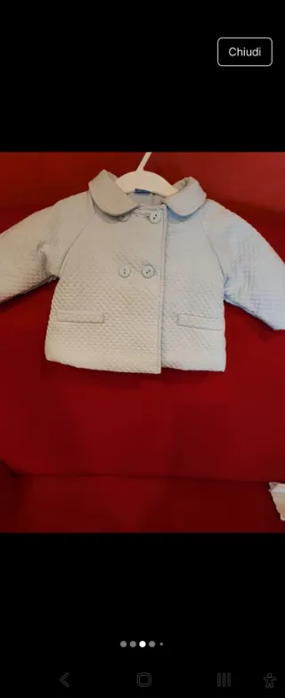 Cappottino neonato 6 mesi