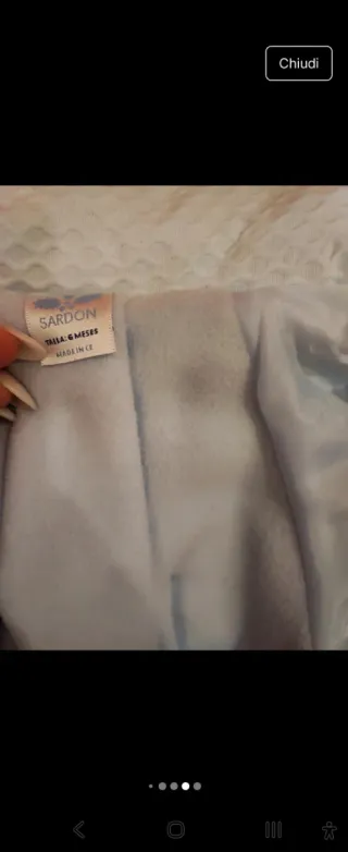 Cappottino neonato 6 mesi