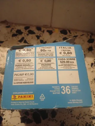 Caja Vaiana 2 Panini 36 sobres