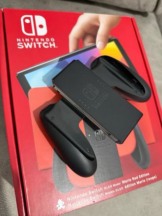 Nintendo Switch OLED Edición Mario Roja