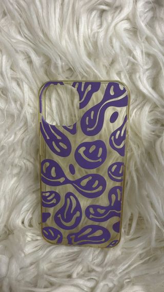 Custodia iPhone 13 con design di facce sorridenti