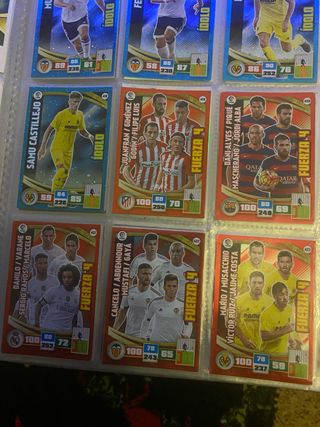 Lote cromos Fuerza 4