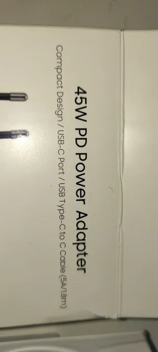 Cargador Samsung super rapido modelo EP-T4510 45W