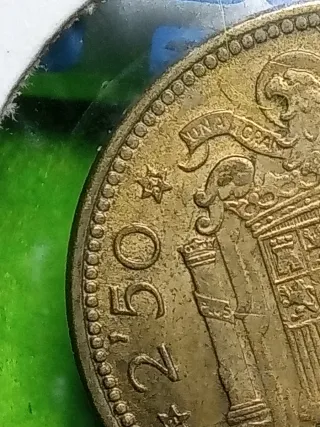 Moneda Española Franco Caudillo 1953-54