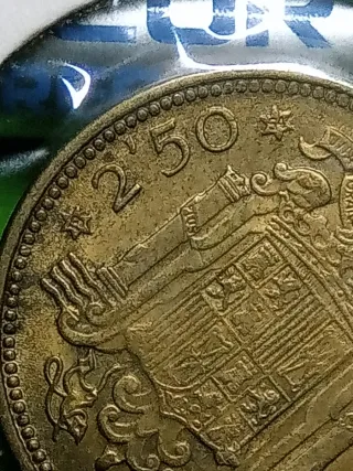 Moneda Española Franco Caudillo 1953-54