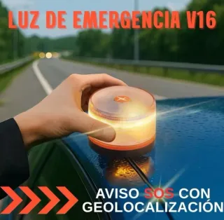 Baliza de señalización LED naranja