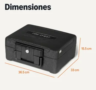 Caja Fuerte Ignífuga Amazon Basics