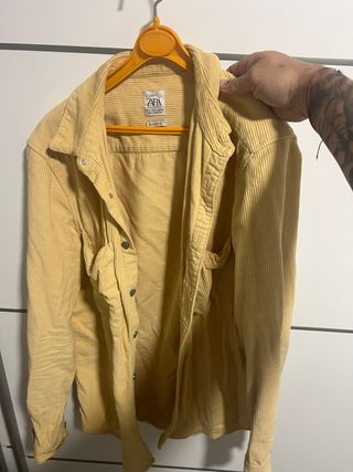 Chaqueta Zara Pana Amarilla L
