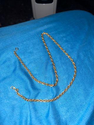 Lote bisutería dorada (no oro)