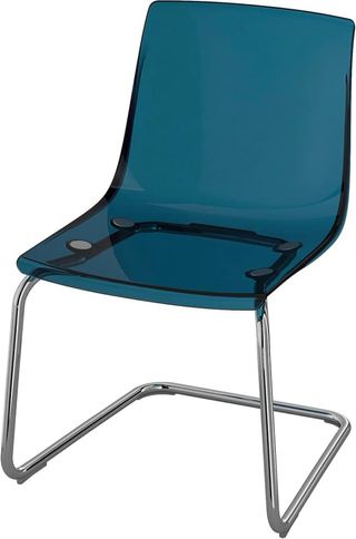 Sillas Tobias IKEA azul/cromadas (4 uds)
