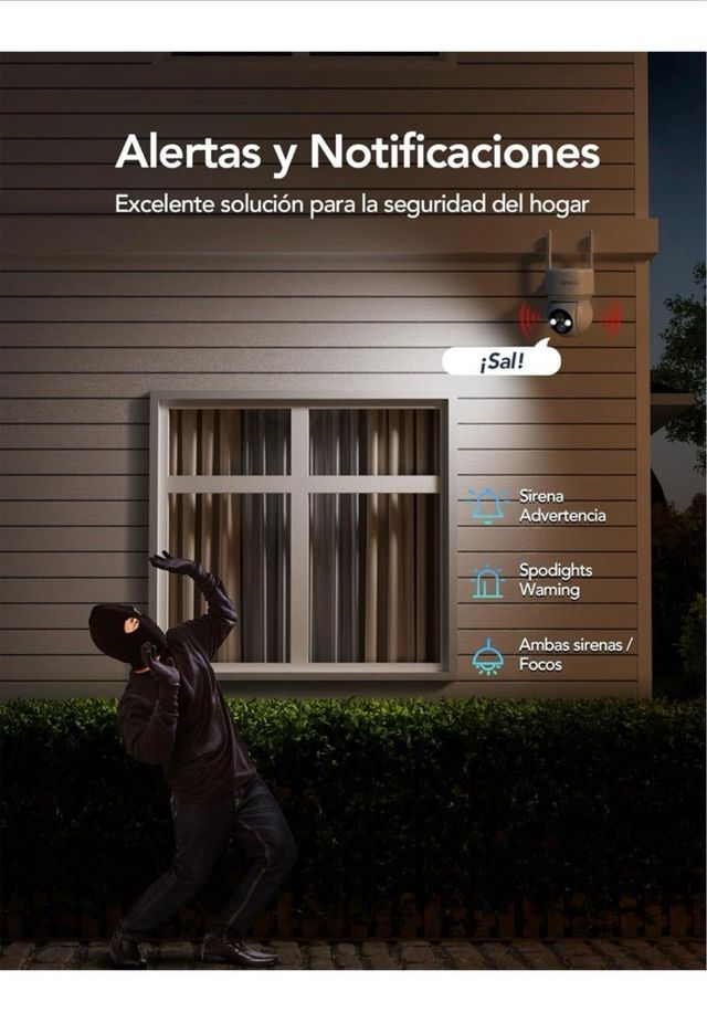 Cámara Vigilancia GNCC Solar WiFi Exterior 1080p