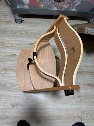 Silla de comer madera para bebé marca kinderkraft