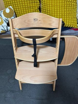 Silla de comer madera para bebé marca kinderkraft
