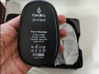 Calentador de manos pingüino recargable