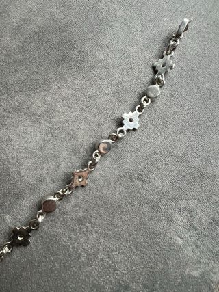 Pulsera Plata Chacanas y Turquesa