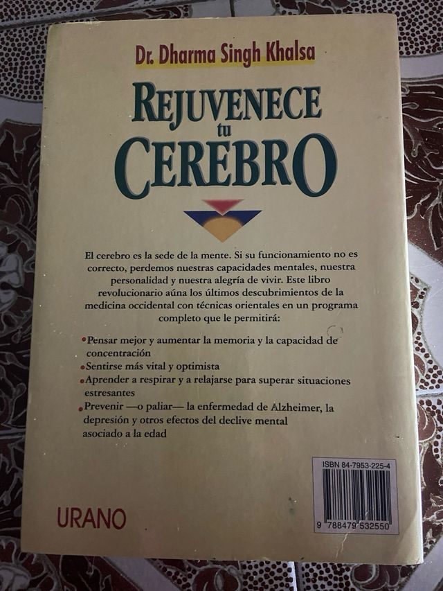Libro Rejuvenece tu Cerebro Dr. Dharma Singh Khals