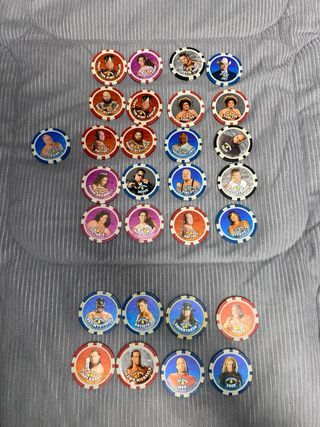 Lote Tazo Chipz WWE 2008 Fichas Poker