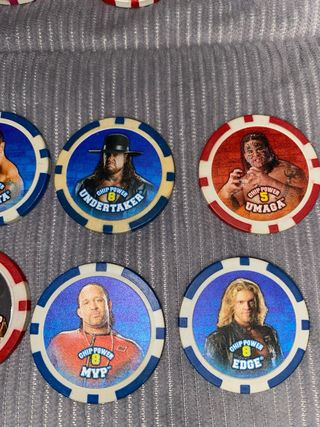 Lote Tazo Chipz WWE 2008 Fichas Poker
