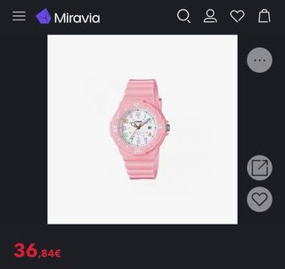 Reloj Casio Redondo Rosa