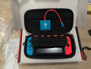Nintendo Switch con accesorios