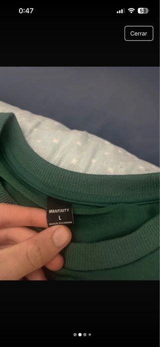 Camiseta verde Wonderty Talla L