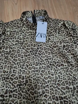 Vestido Zara estampado leopardo