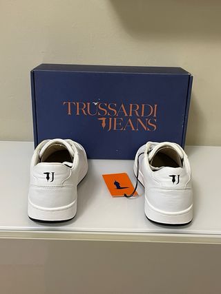 Scarpe Trussardi Pelle Bianca Tg 41
