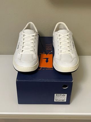 Scarpe Trussardi Pelle Bianca Tg 41