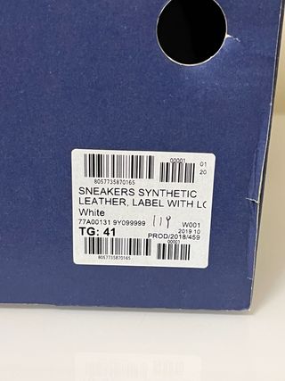 Scarpe Trussardi Pelle Bianca Tg 41