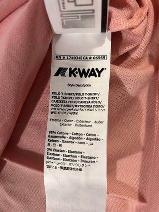 Polo K-Way originale taglia XL