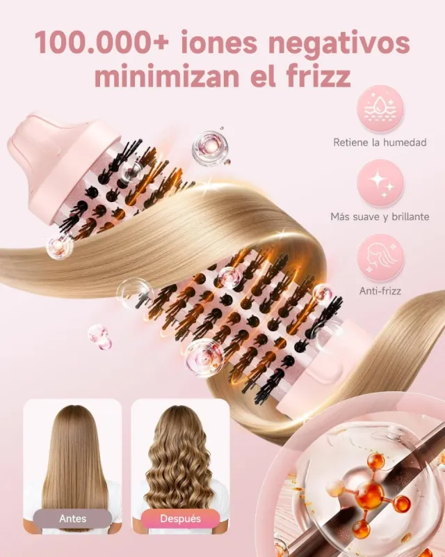 Cepillo Térmico FLYZEMAA Rizador Suave