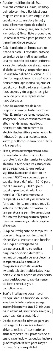 Cepillo Térmico FLYZEMAA Rizador Suave