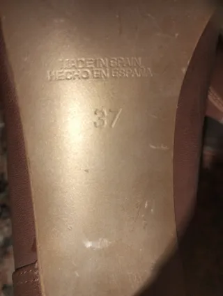 Zapatos tacon cordones mujer marrones