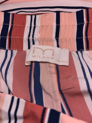 Pantalones de vestir rayas multicolor