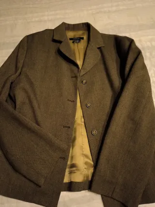 Chaqueta Zara Mujer Talla 42 Marrón