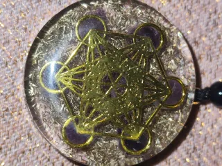 Colgante Orgonita Metatrón Geometría Sagrada