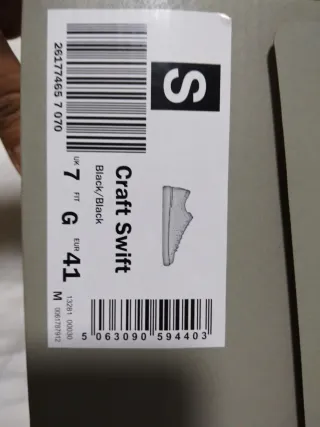 Zapatilla Clarks Negra