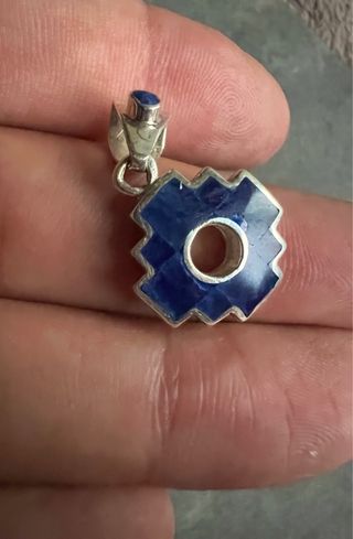 Colgante Chacana Plata Sodalita