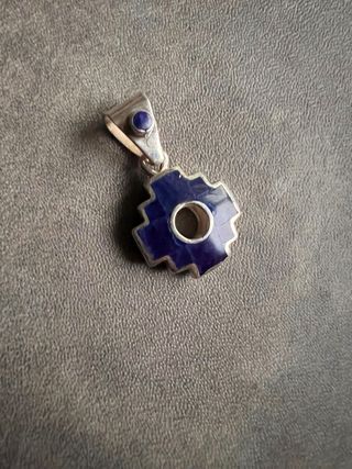Colgante Chacana Plata Sodalita