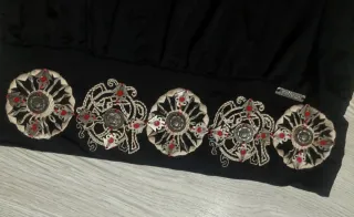 Vestido Galliano Negro Talla XS